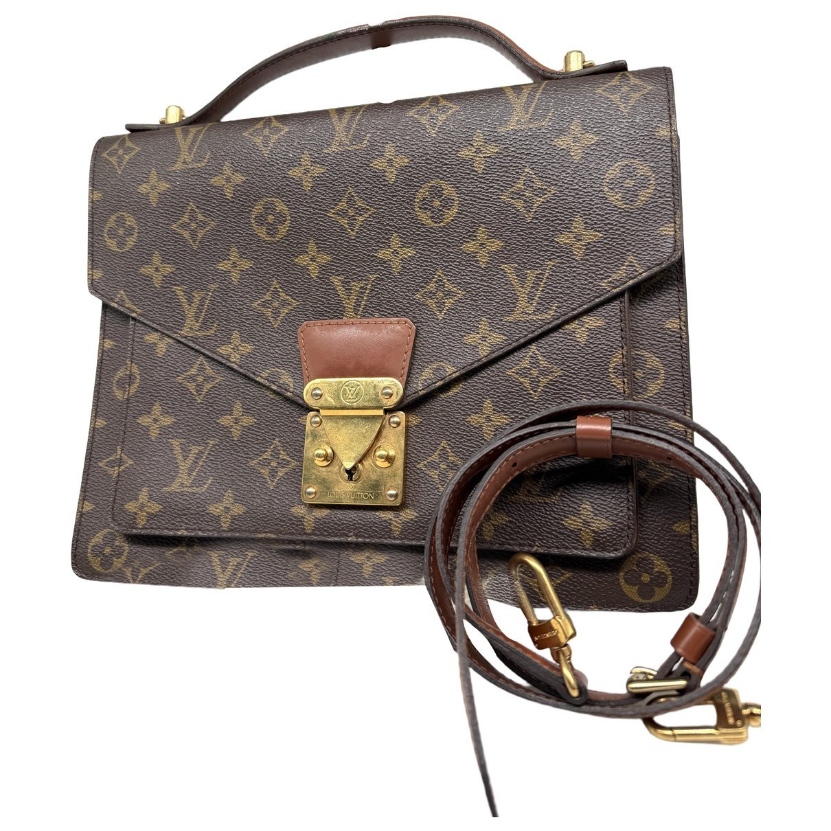 Louis Vuitton Monceau leather handbag