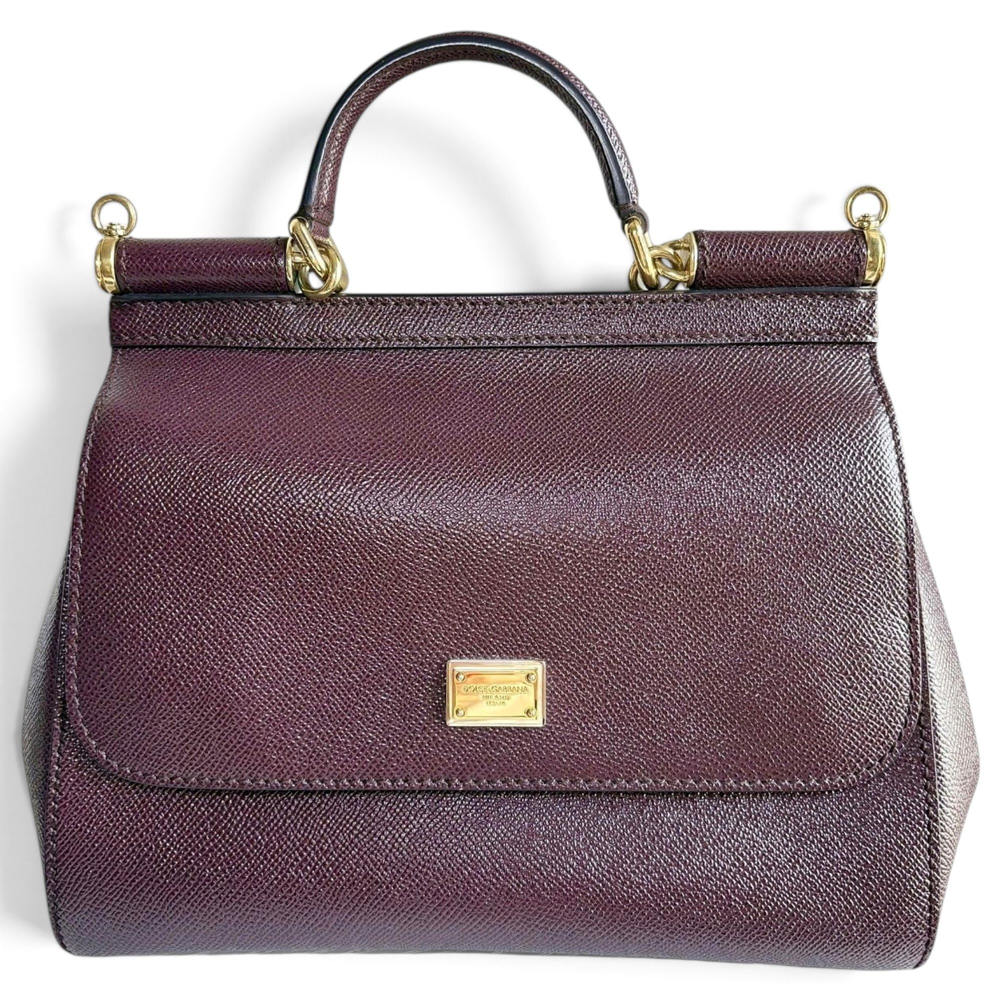 Dolce & Gabbana Sicily leather handbag