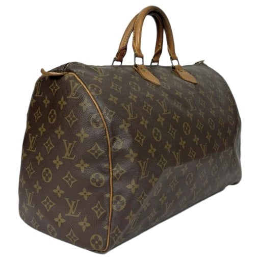 Speedy leather handbag