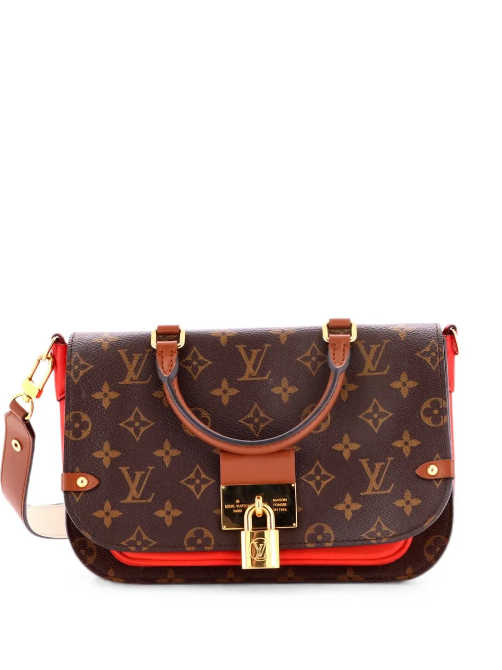 Vaugirard Handbag Monogram Canvas with Leather satchel