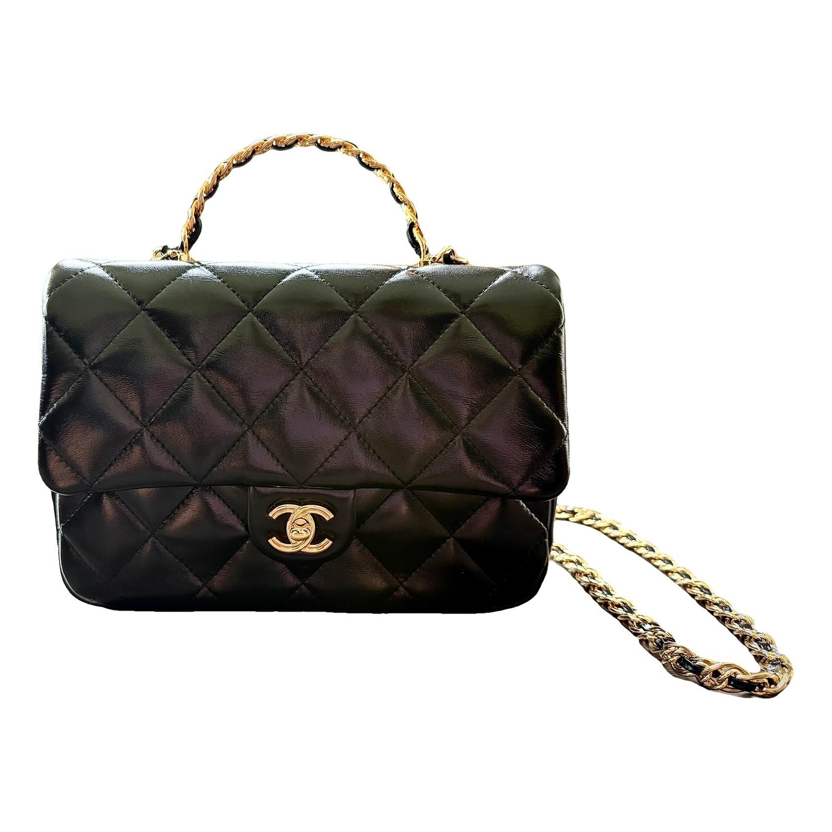 Timeless Classique Top Handle leather handbag