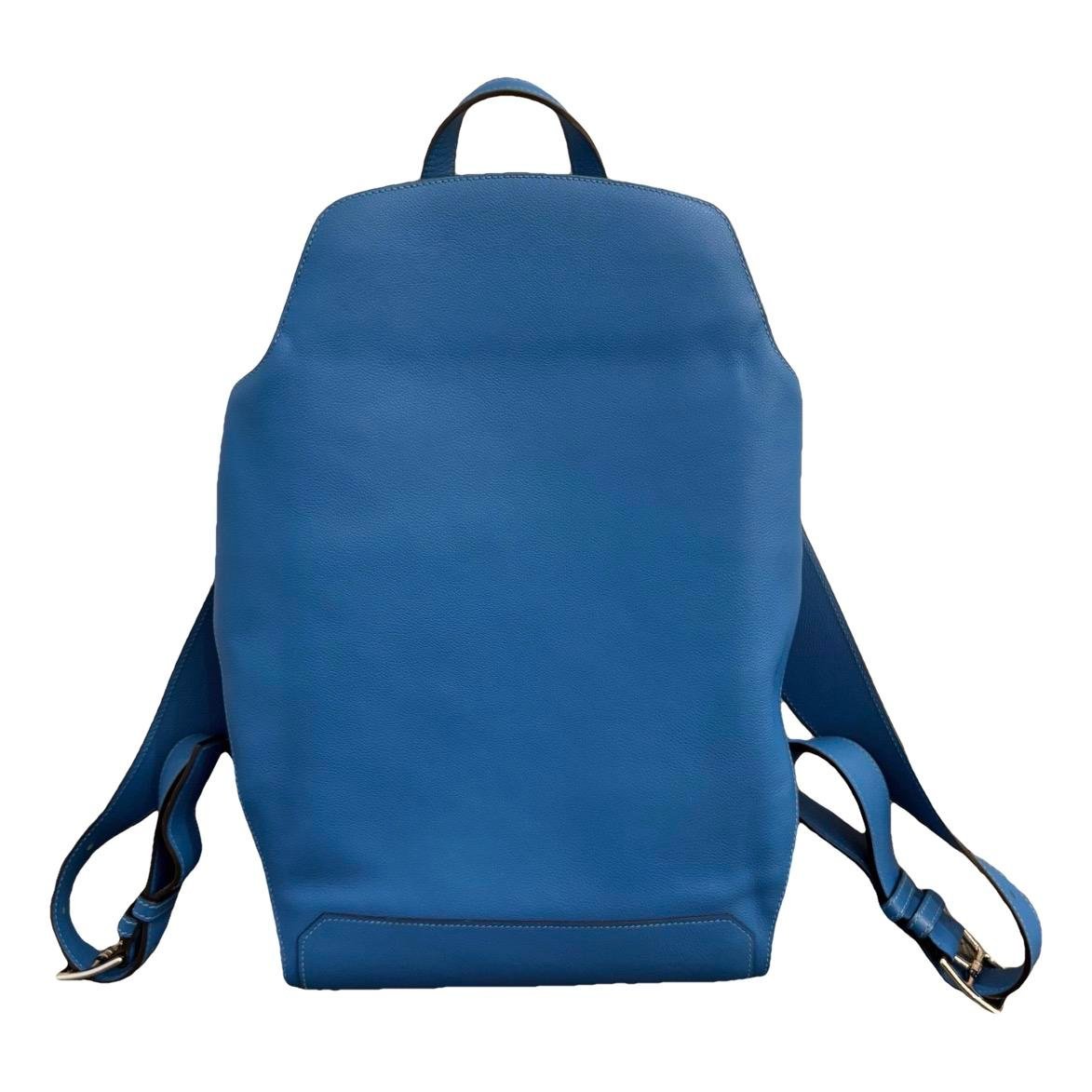 Leather backpack