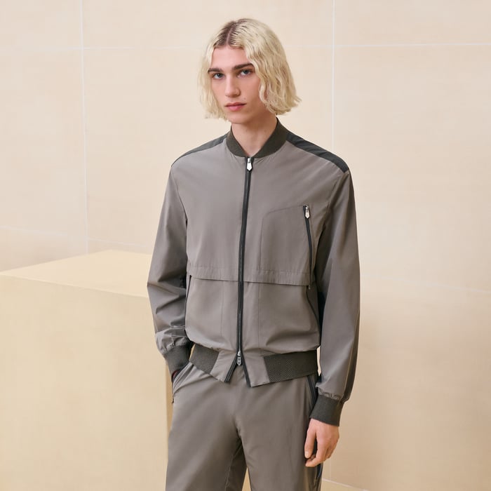Tourbe Sport Capsule Rib-trim Jacket