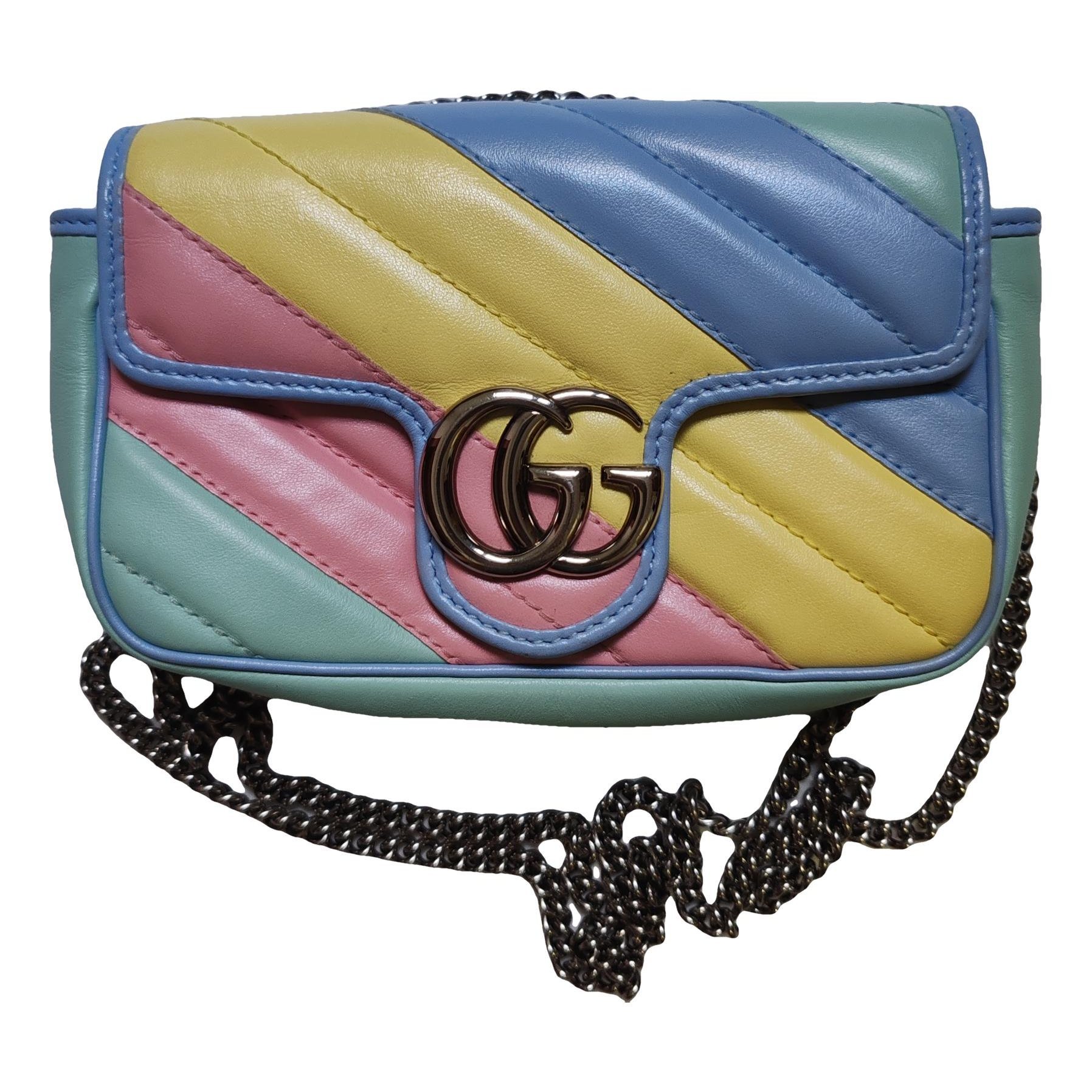 GG Marmont Chain Flap leather handbag