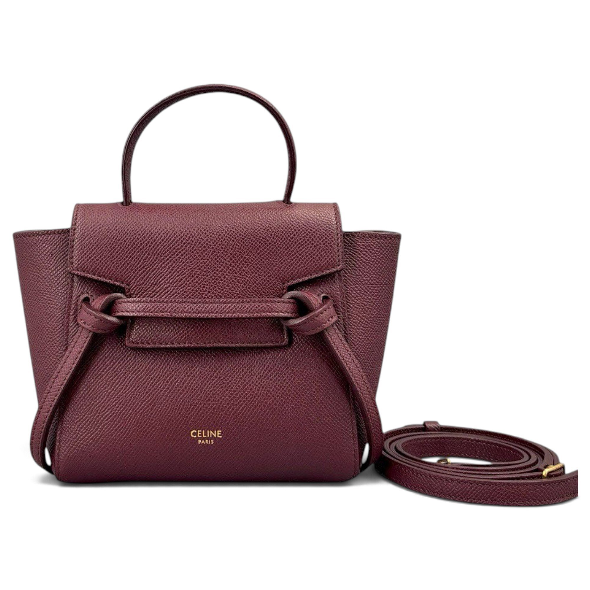 Belt leather handbag