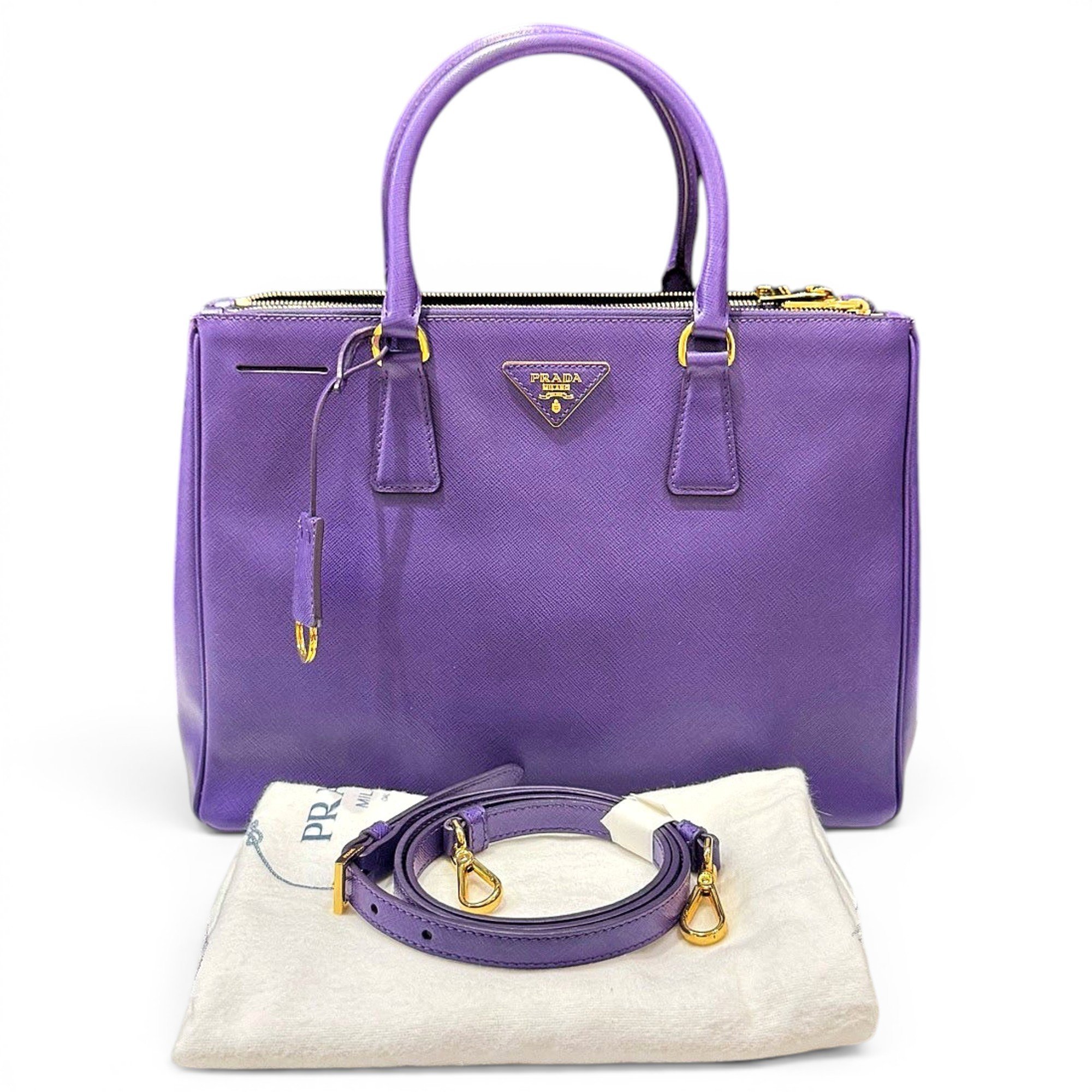 Galleria leather handbag