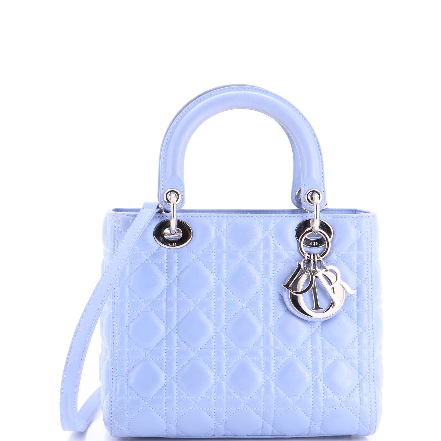 Lady Dior Bag Cannage Quilt Lambskin Medium