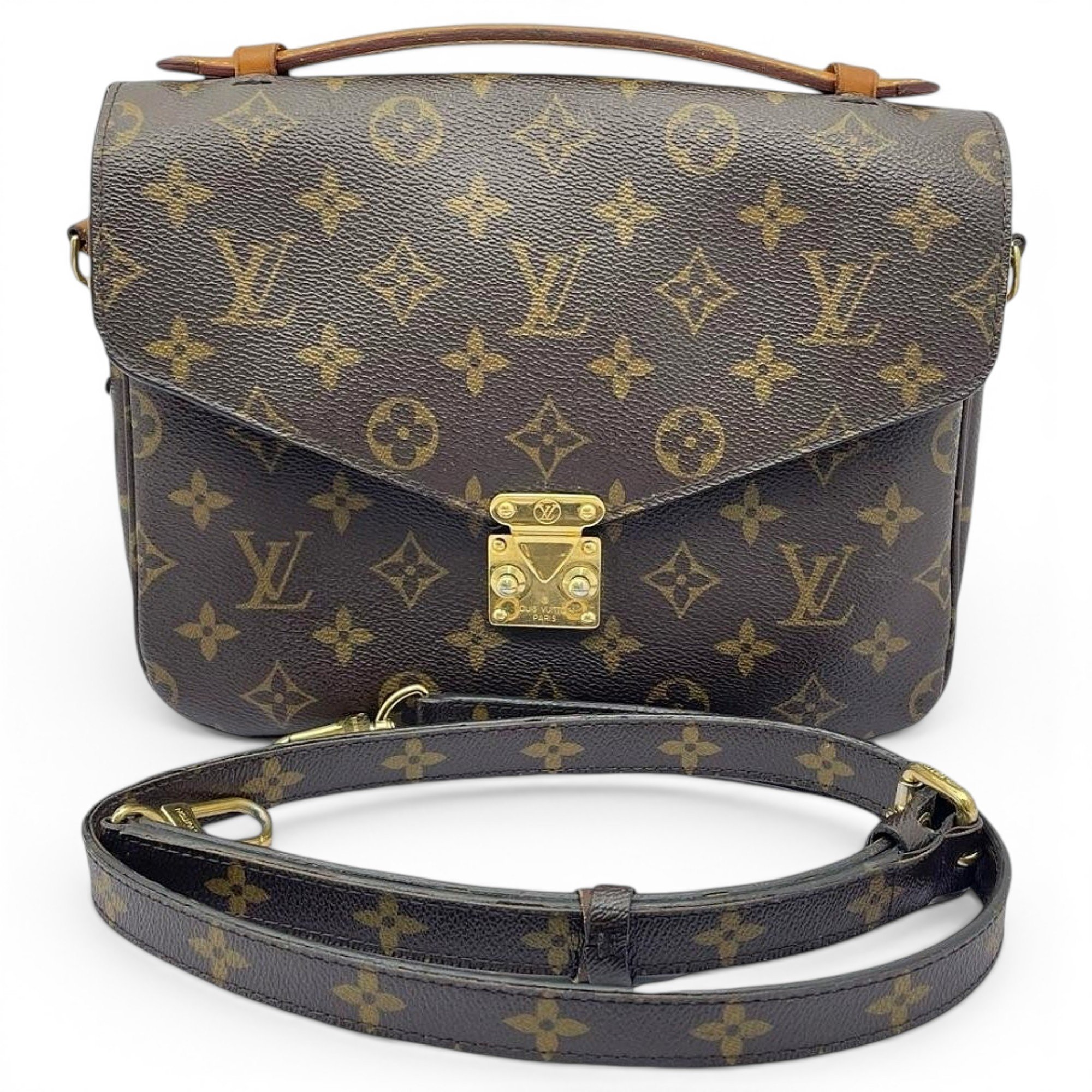 Metis leather handbag