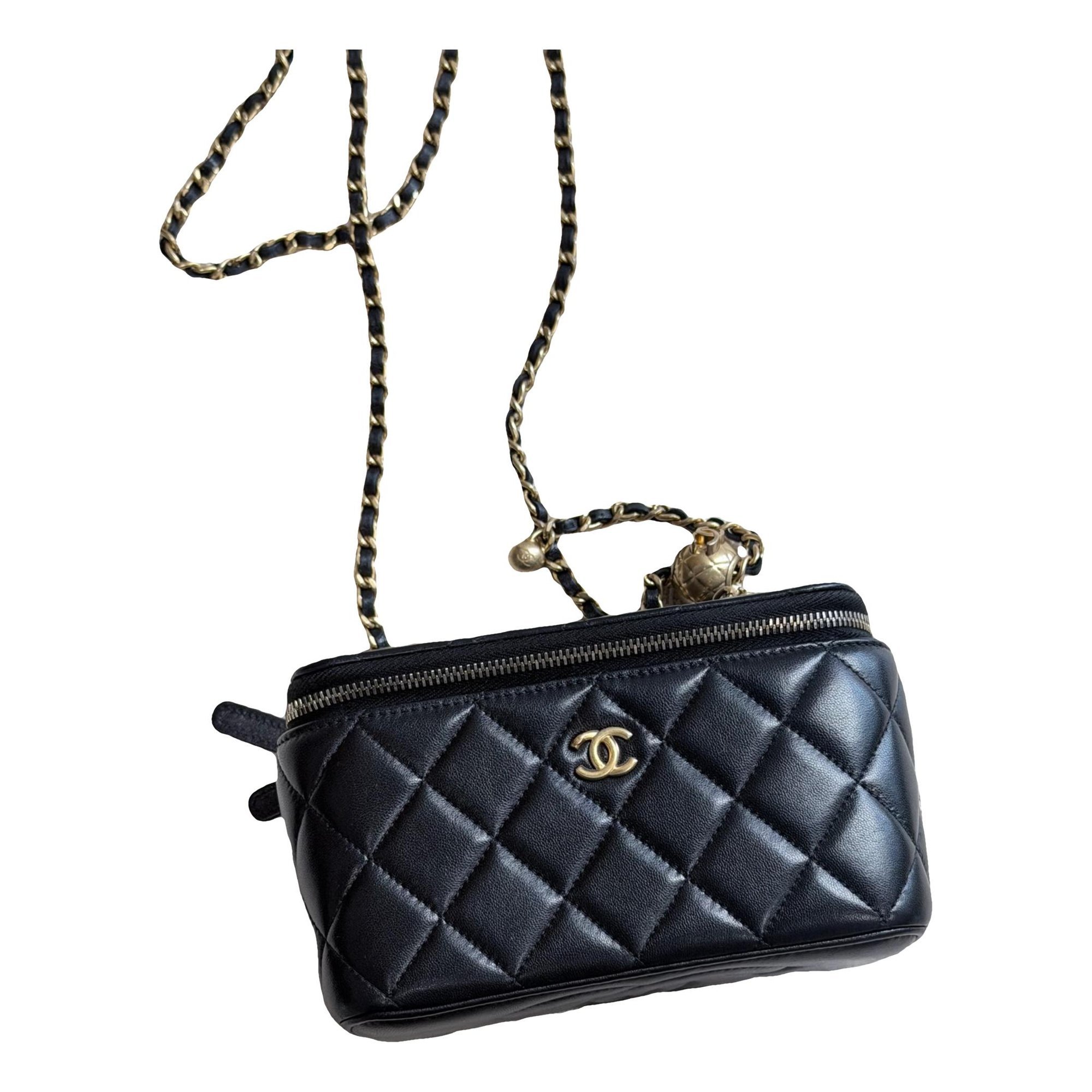 Trendy CC Vanity leather handbag