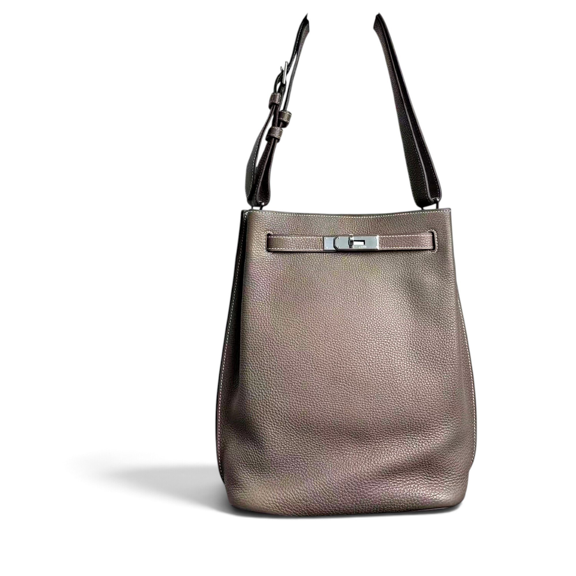 So Kelly leather handbag