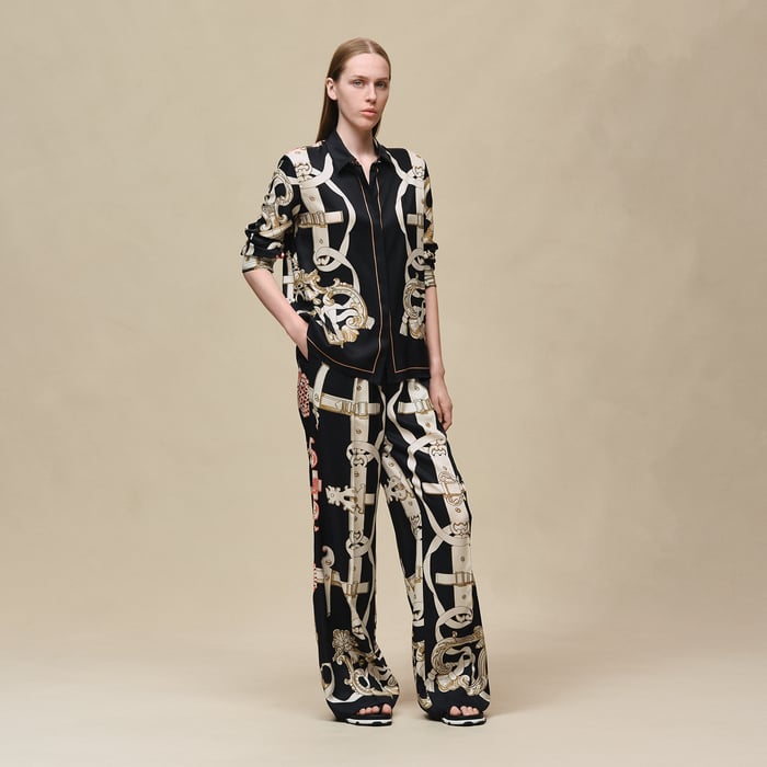 Noir "Ferronnerie Remix" Classic Shirt