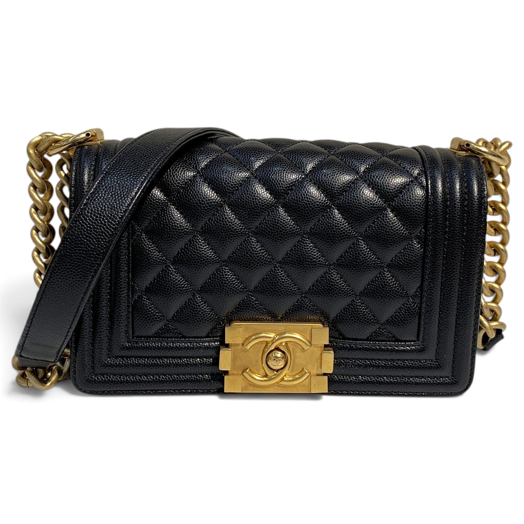 Boy leather crossbody bag