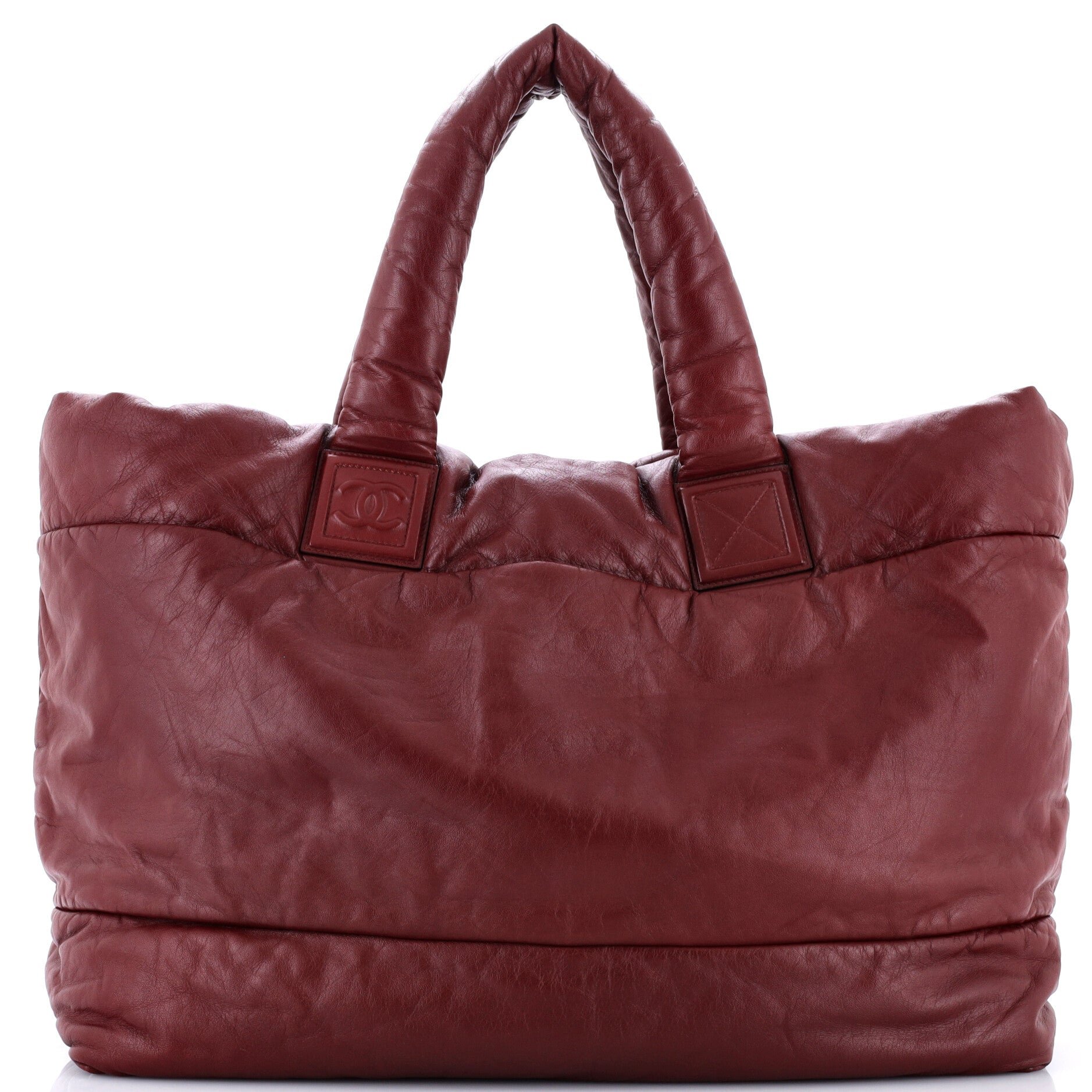 Coco Cocoon Reversible Tote Quilted Lambskin Large