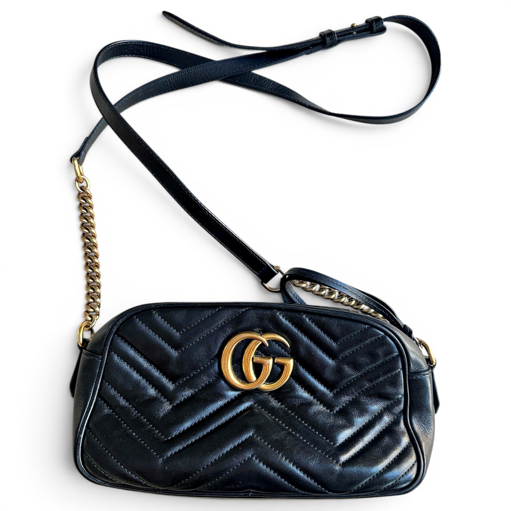 GG Marmont leather crossbody bag