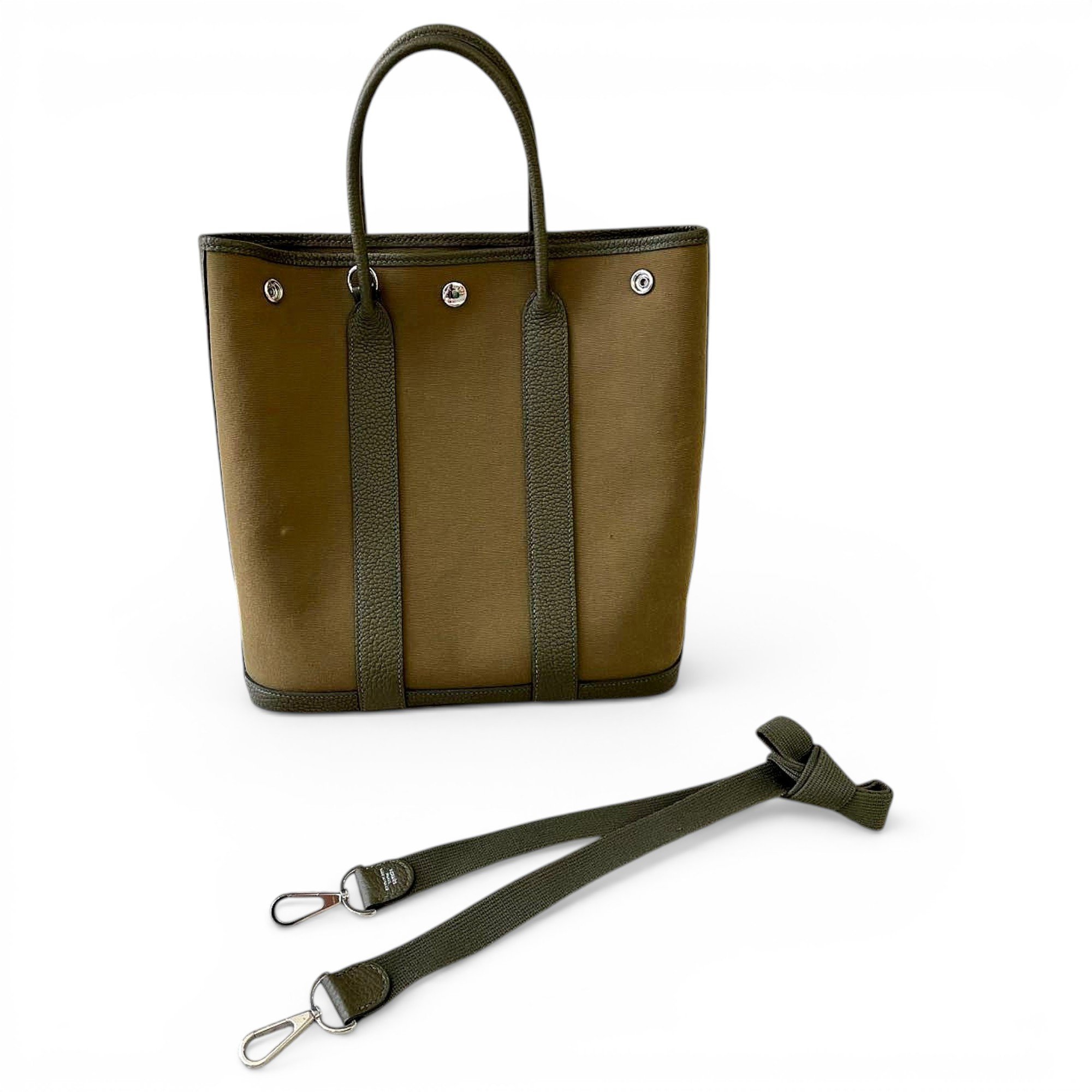 Garden Party leather handbag