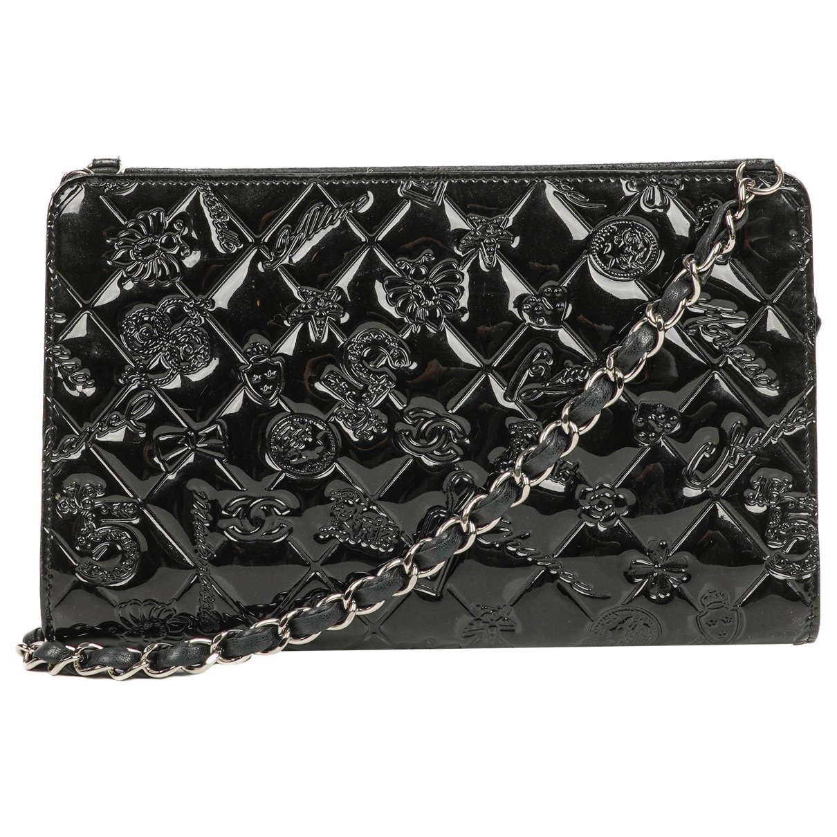 Patent leather handbag