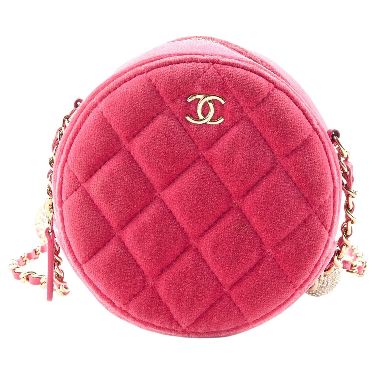 Velvet handbag