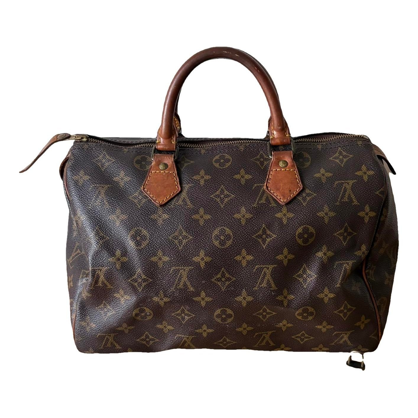Speedy leather handbag