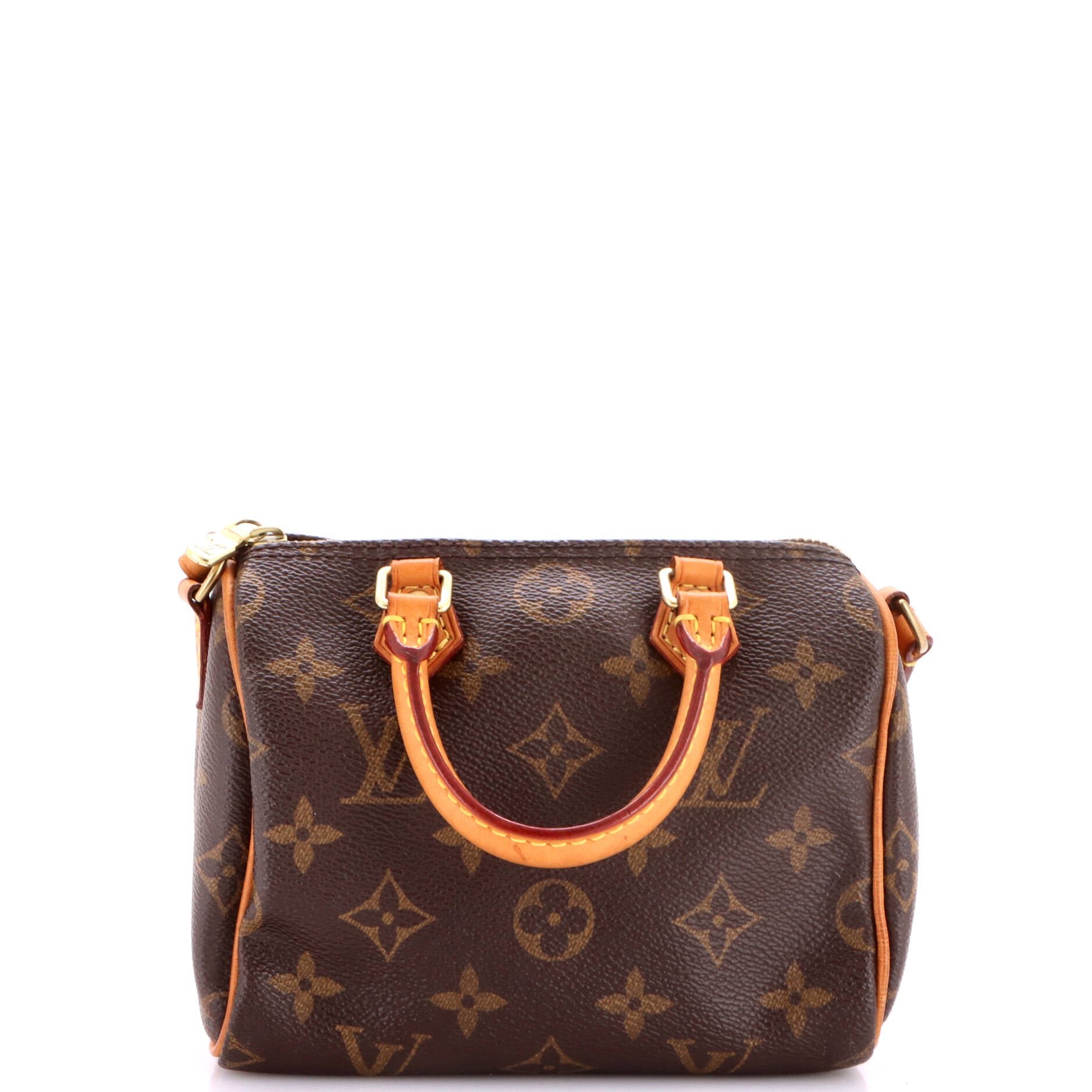 Speedy Bandouliere Bag Monogram Canvas Nano