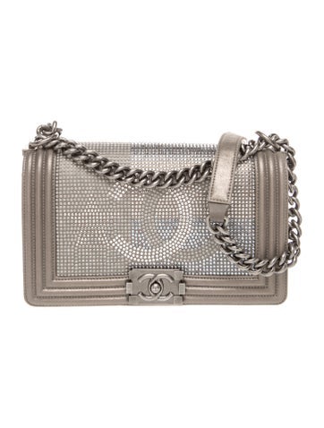 Paris-Dallas Medium Strass Boy Bag