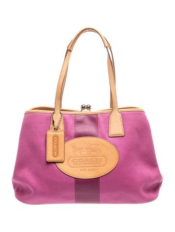 Coach Canvas Shoulder Bag