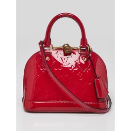 Louis Vuitton Louis Vuitton Rose Indian Monogram Vernis Alma BB Bag