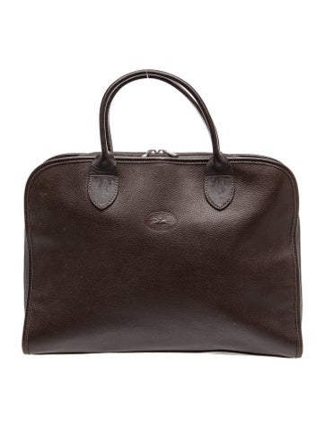 Longchamp Leather Top Handle Bag