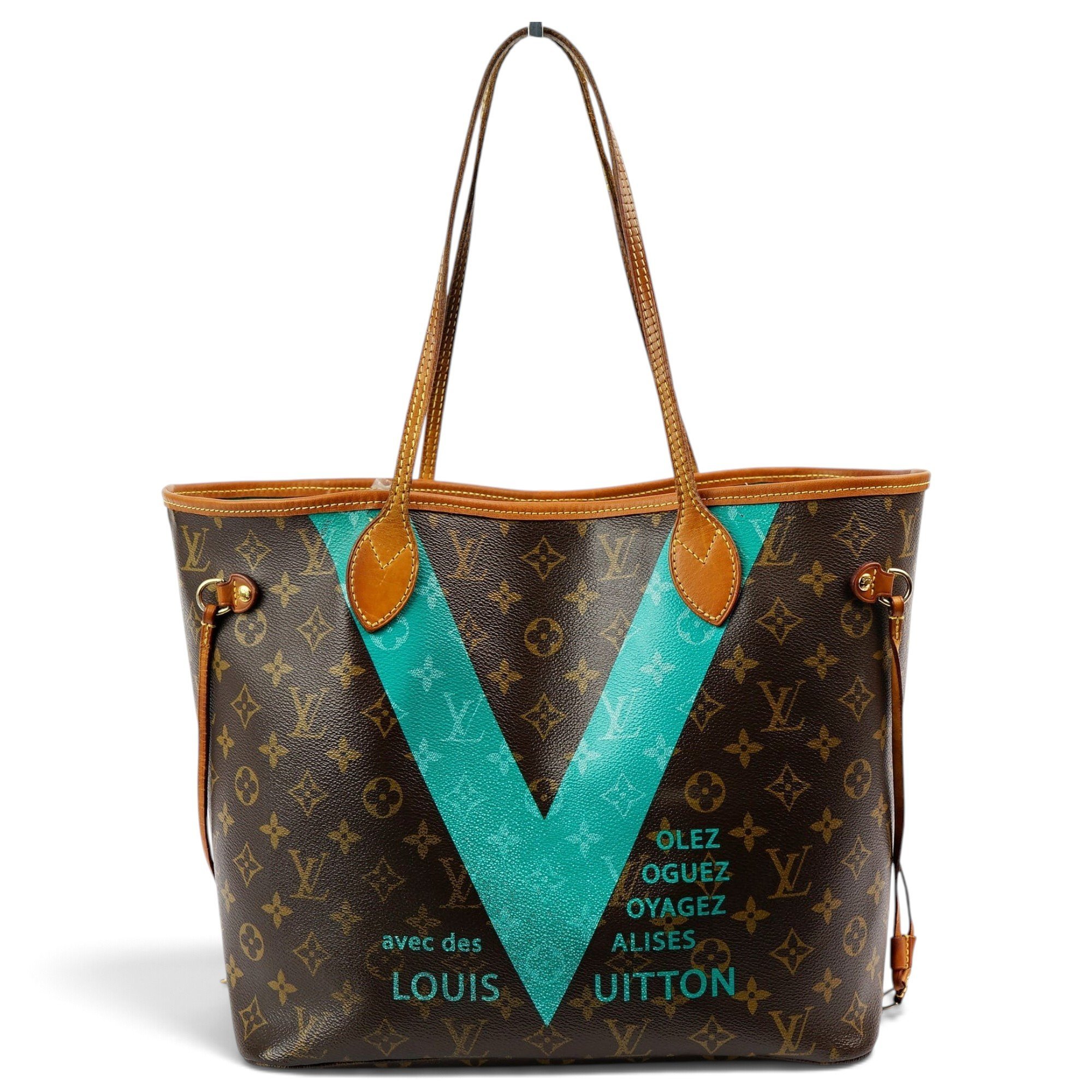 Neverfull leather handbag