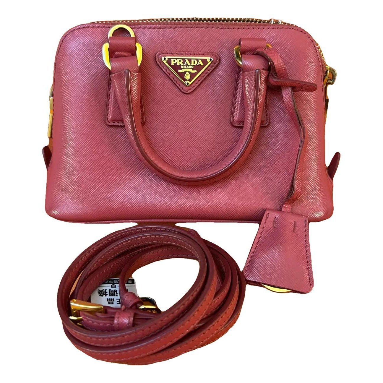 Promenade leather handbag