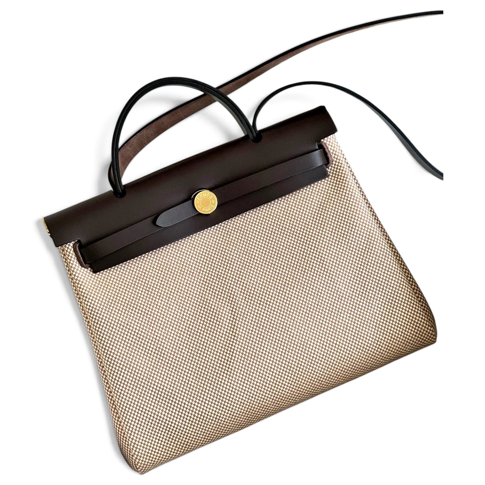 Herbag Zip linen handbag