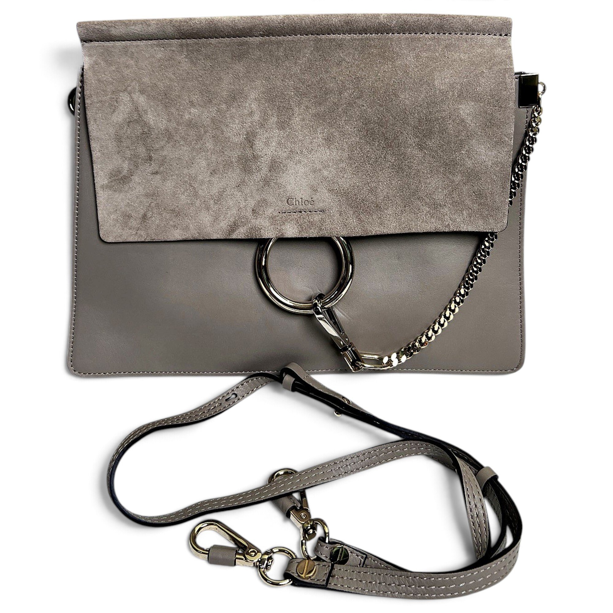 Faye leather handbag