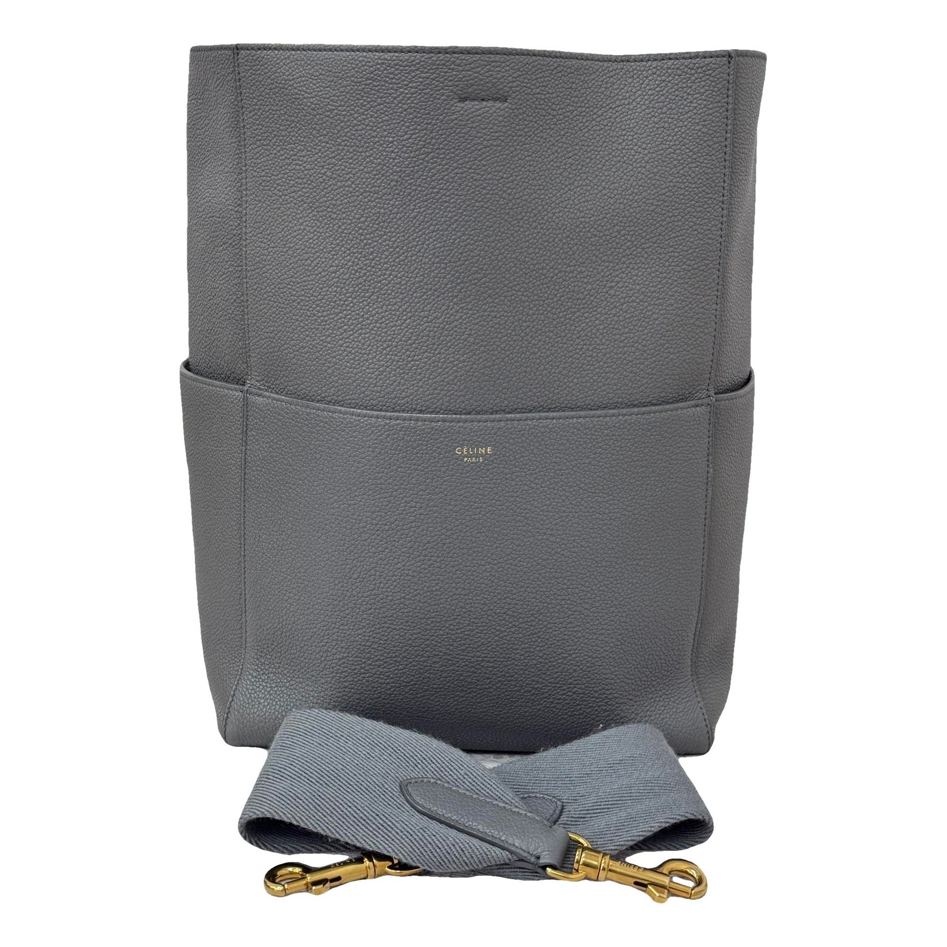 Seau Sangle leather handbag