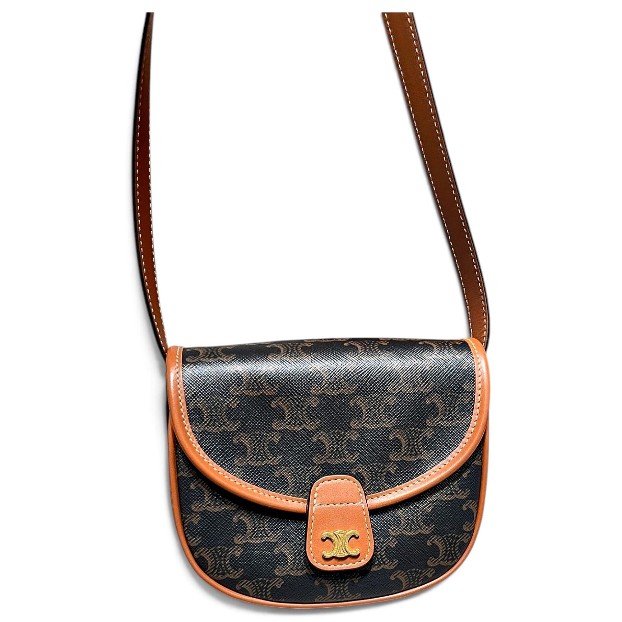 SAC 16 BESACE leather crossbody bag