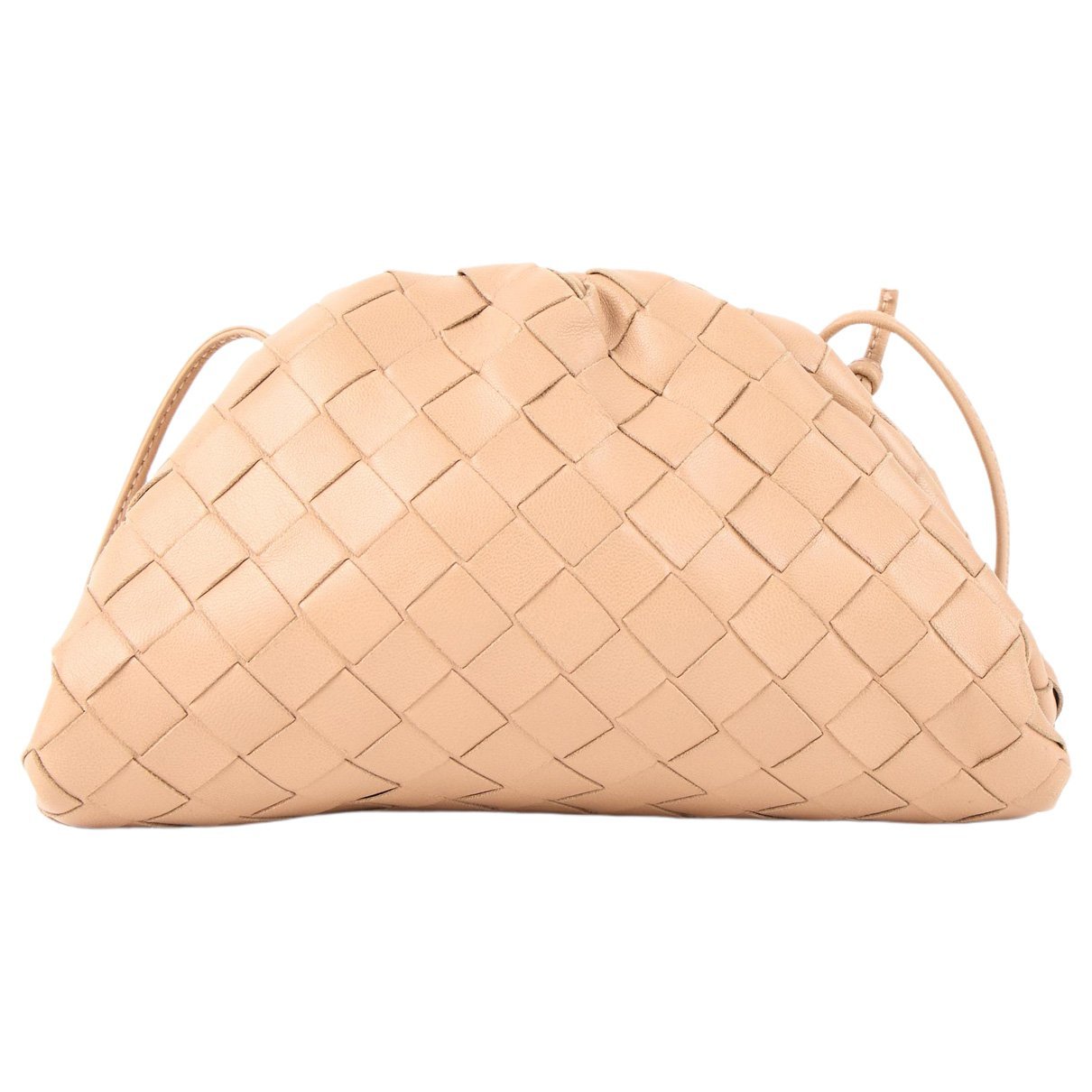 Pouch leather crossbody bag