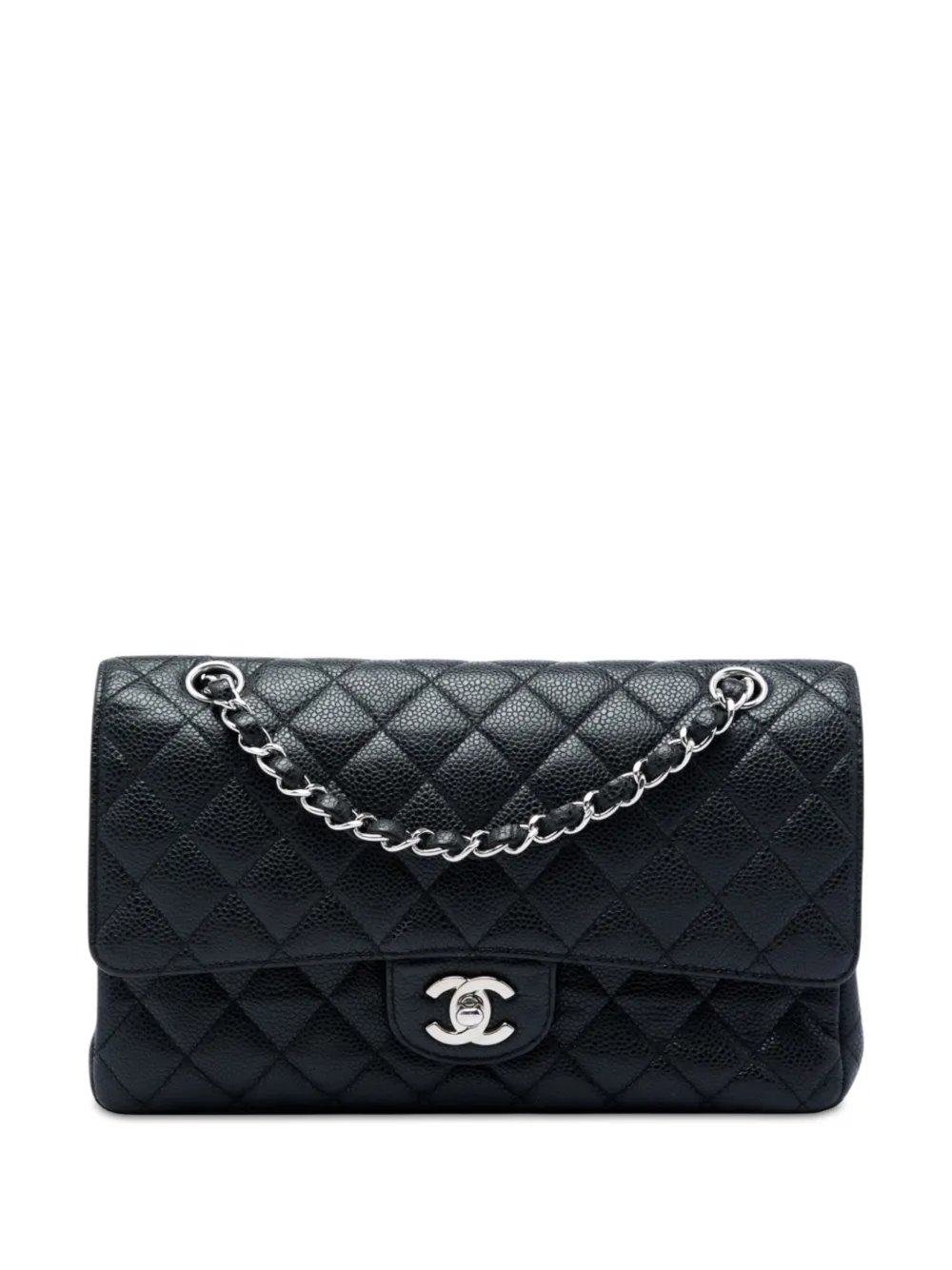 2009-2010 Medium Classic Caviar Double Flap shoulder bag