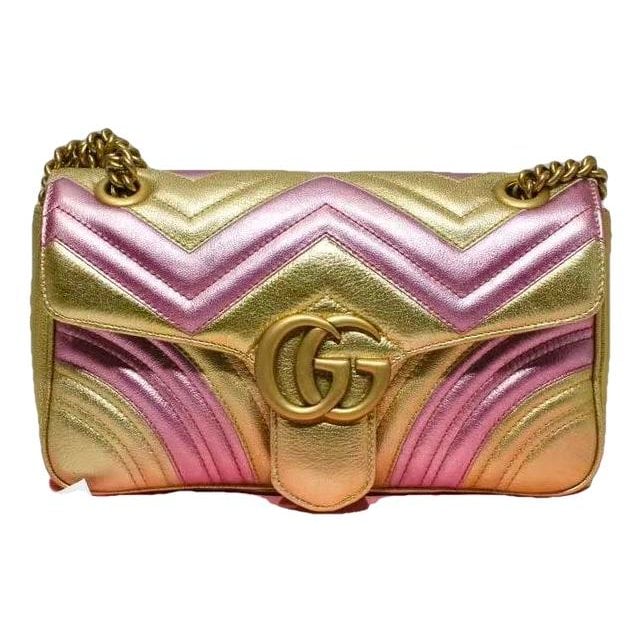 GG Marmont Flap leather crossbody bag