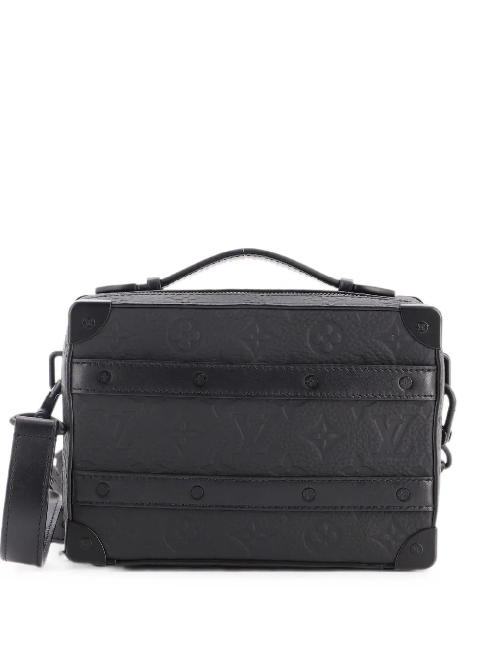 Handle Soft Trunk Bag Monogram Taurillon Leather crossbody bag