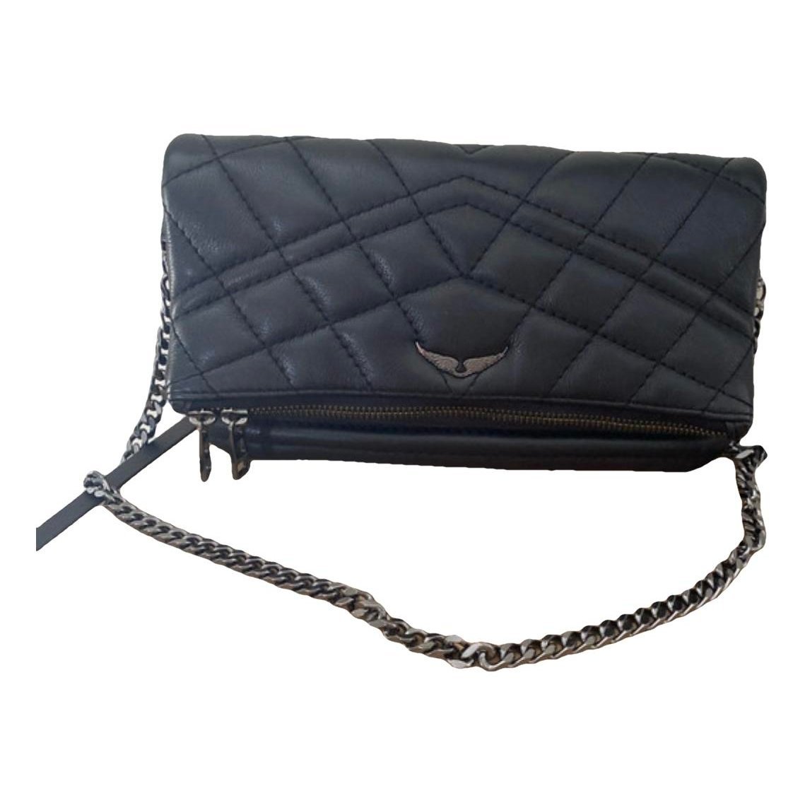 Rock leather crossbody bag