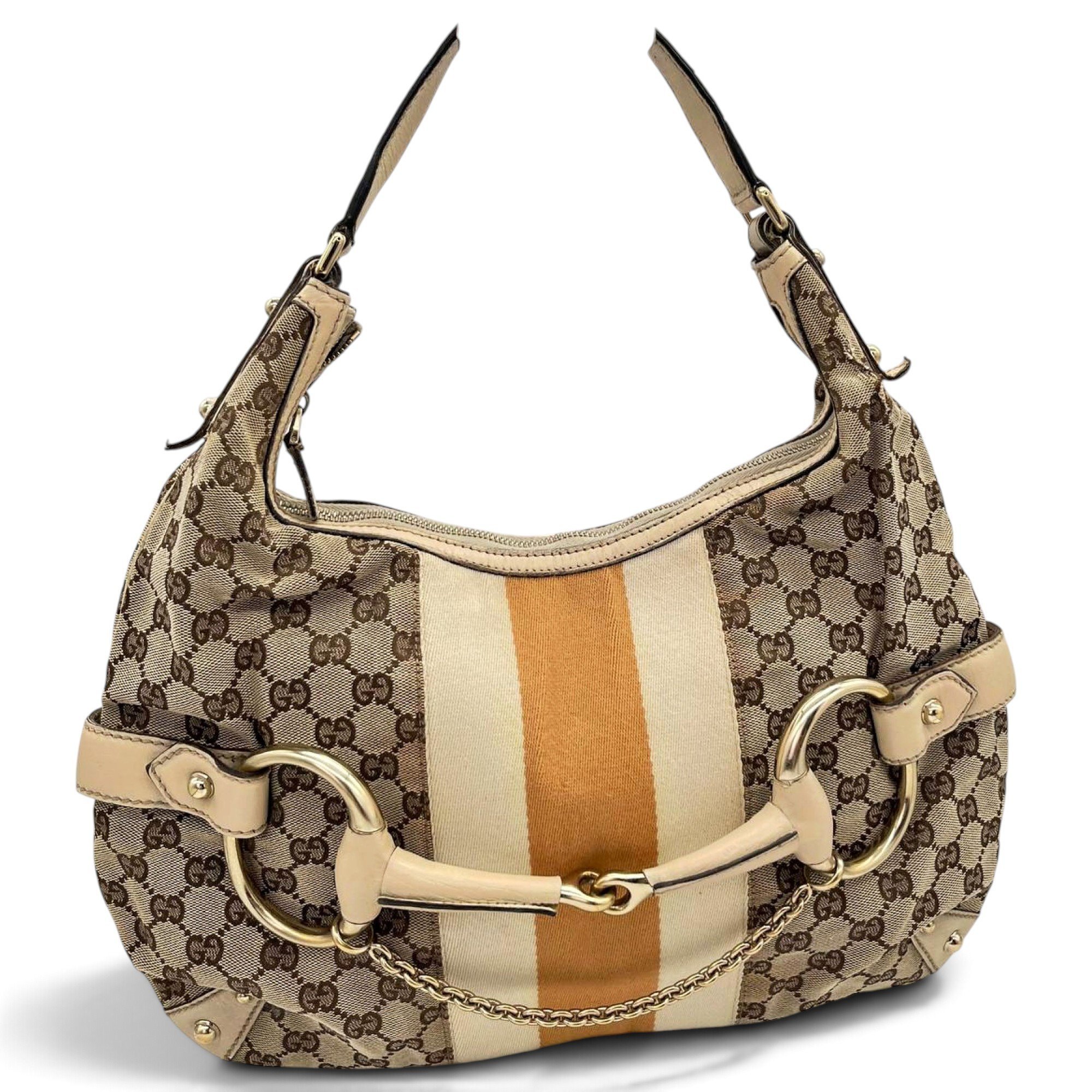 Horsebit Chain leather handbag