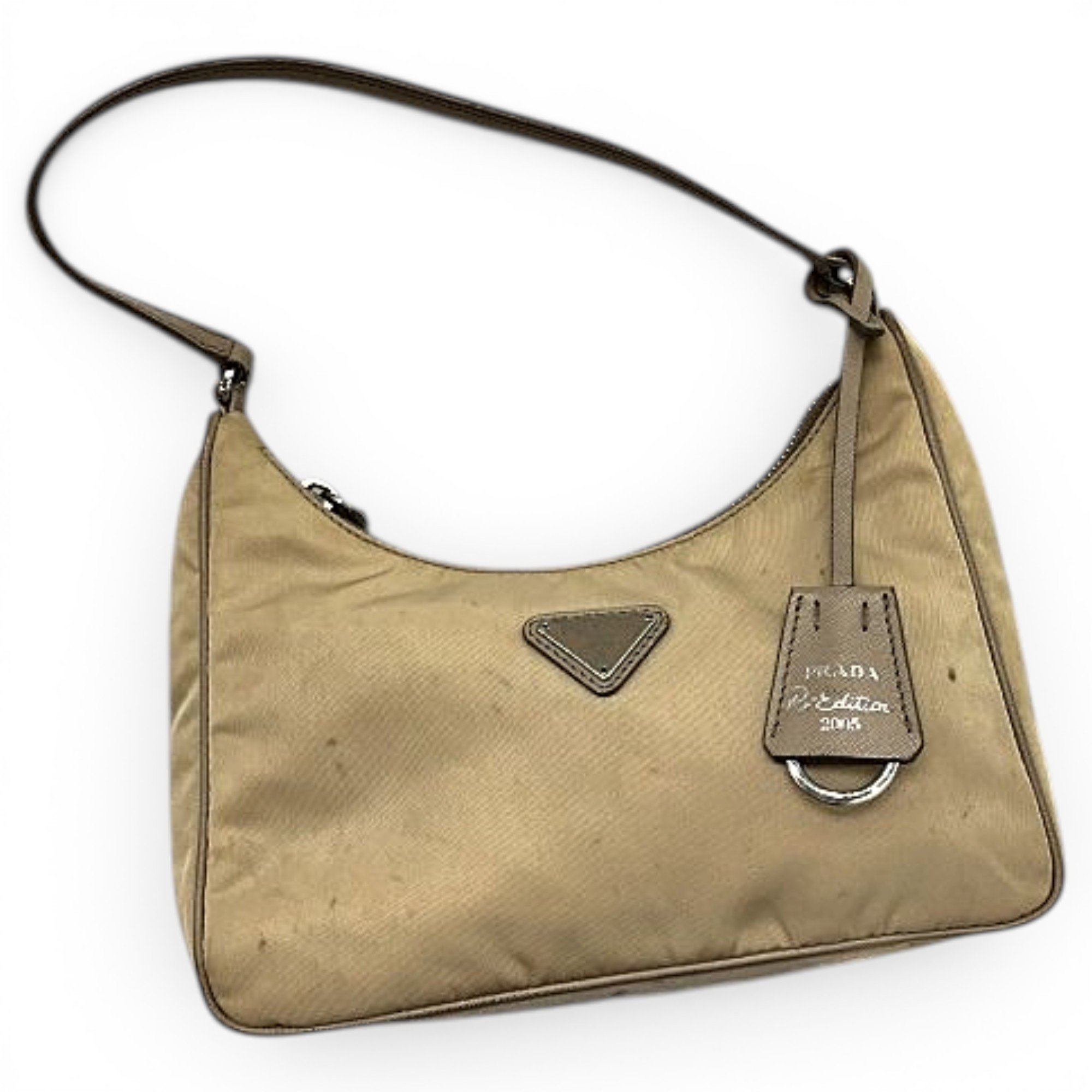 Re-Edition 2005 Zip cloth handbag