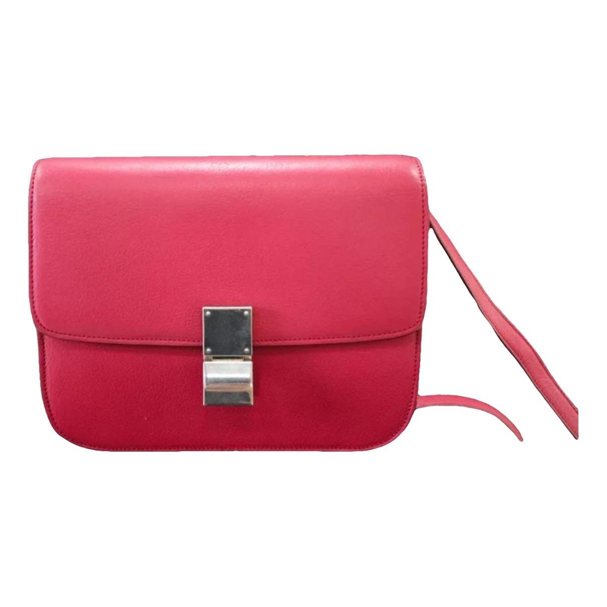 Classic leather crossbody bag