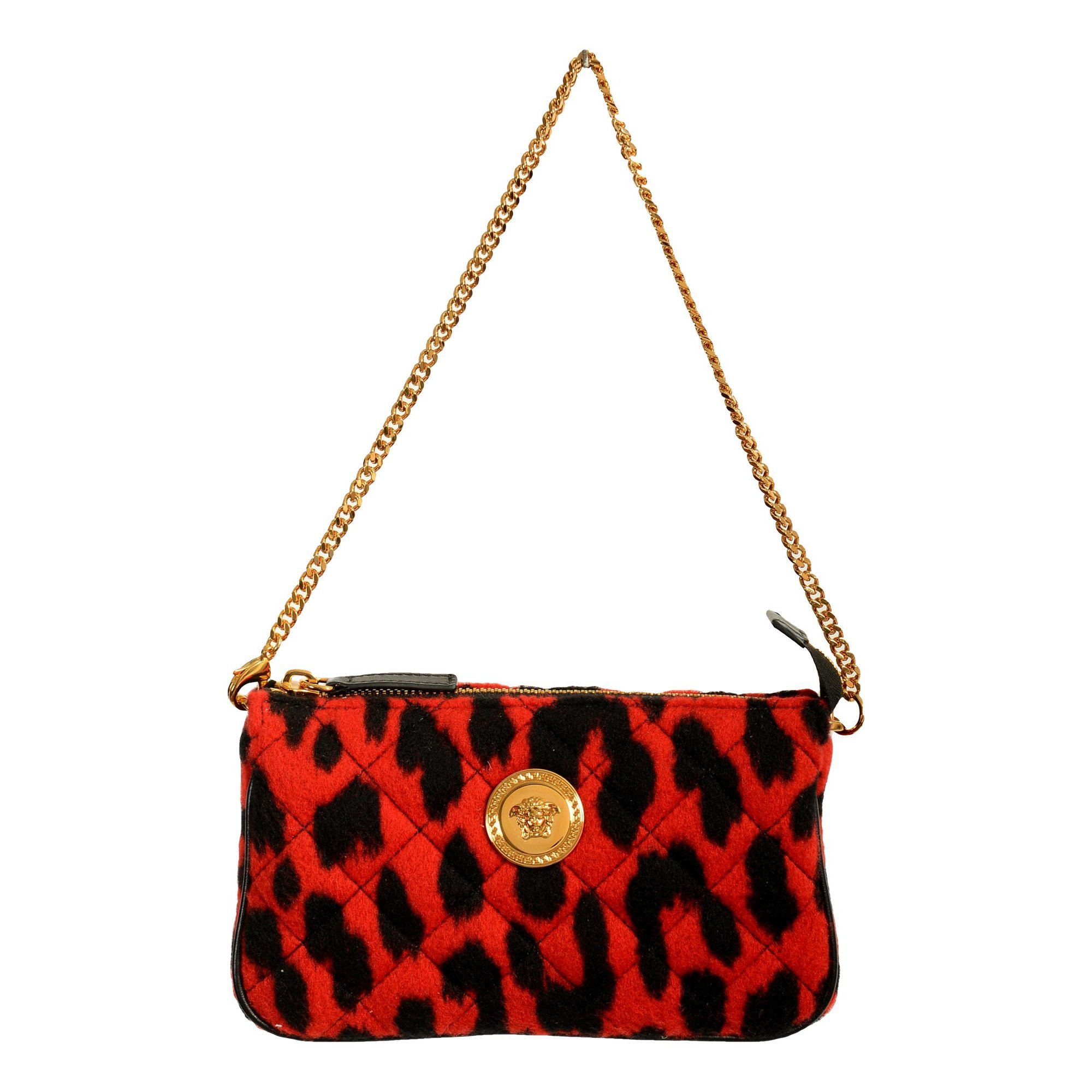 Versace La Medusa wool handbag