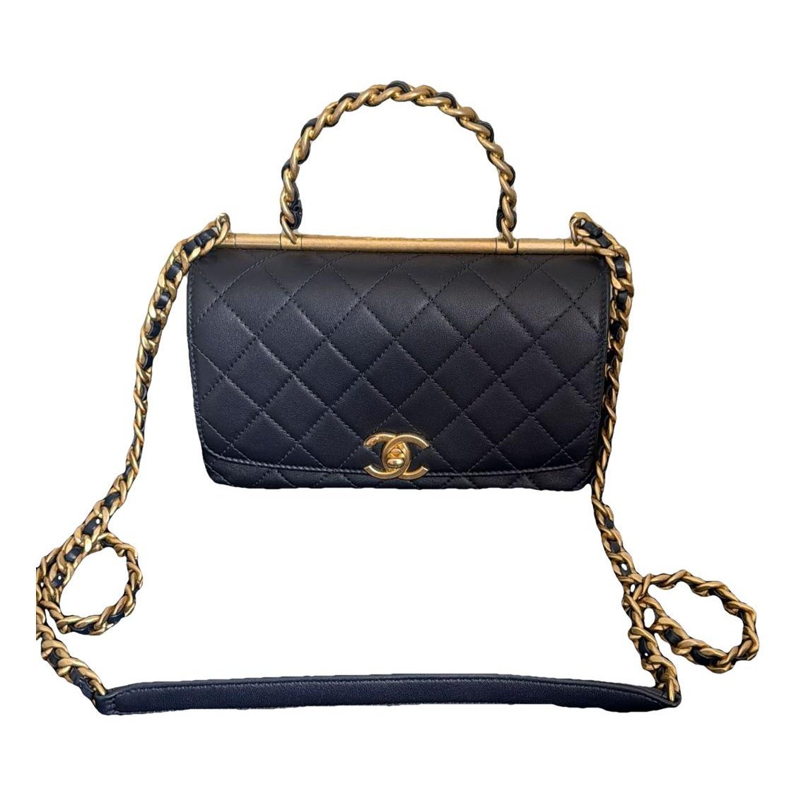 Coco Handle leather handbag