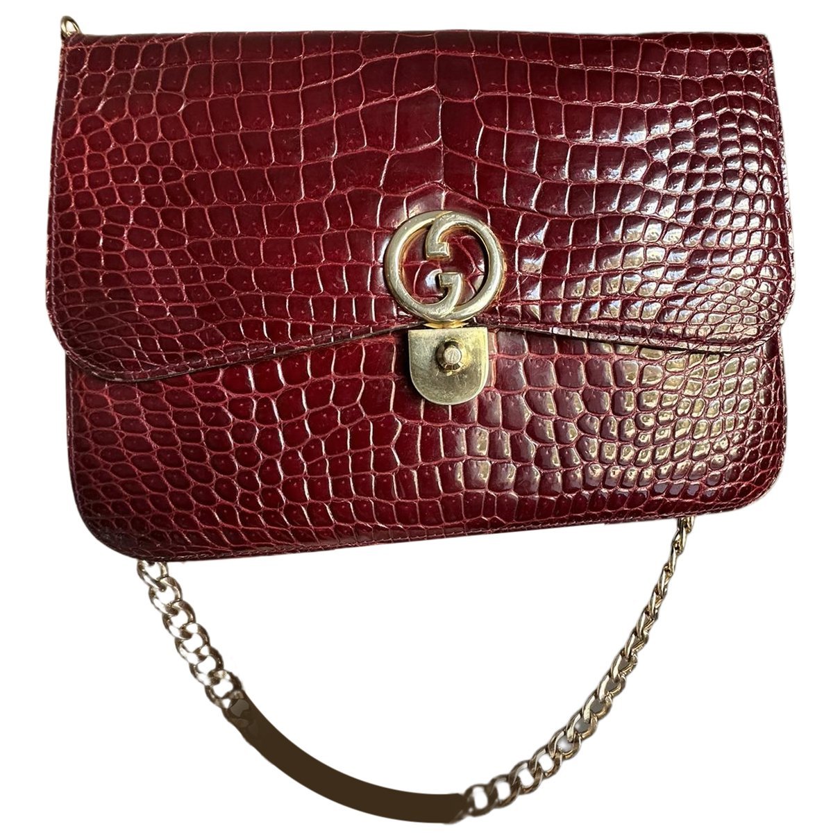 1973 leather clutch bag