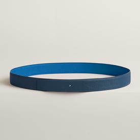 Reversible leather strap 32 mm