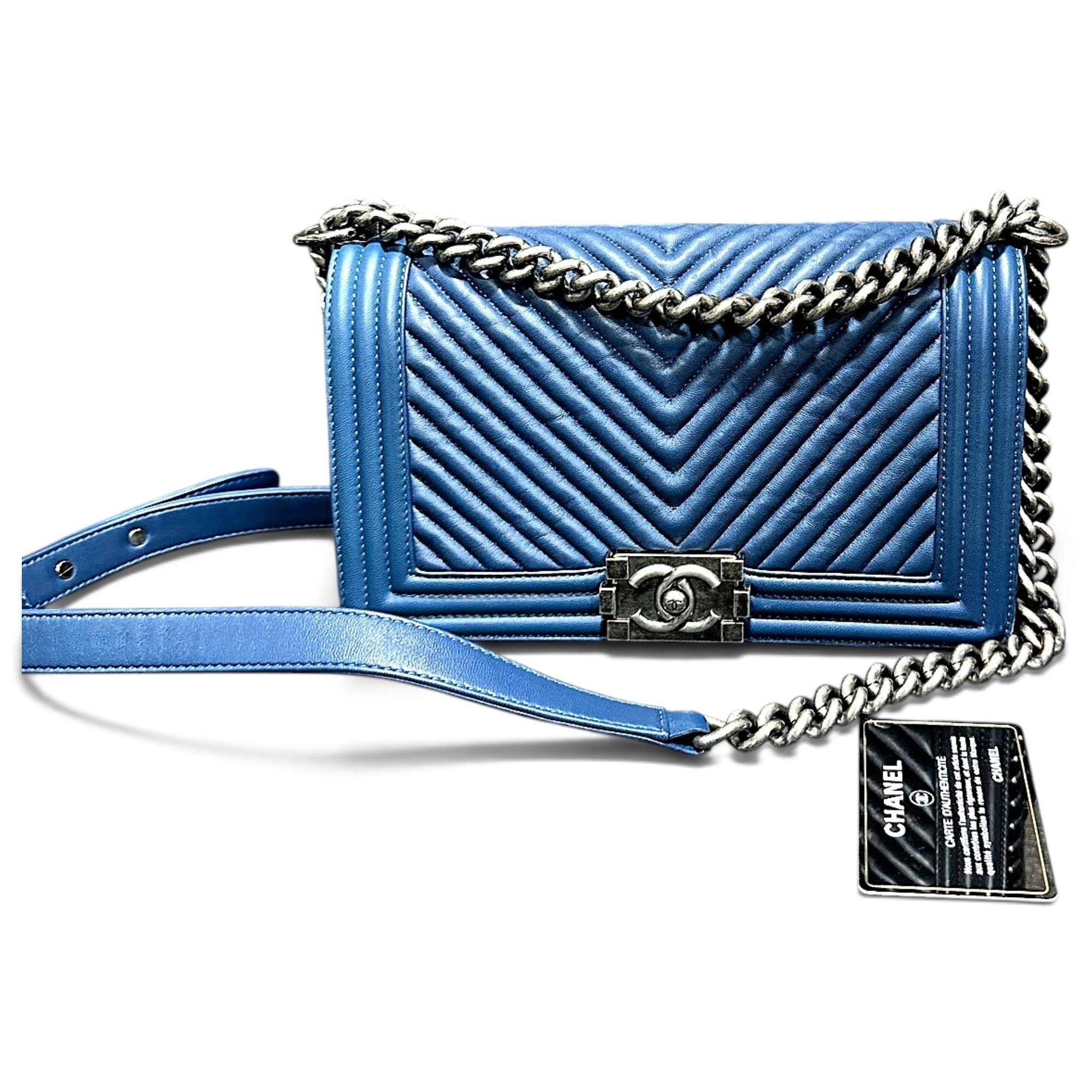 Boy leather crossbody bag