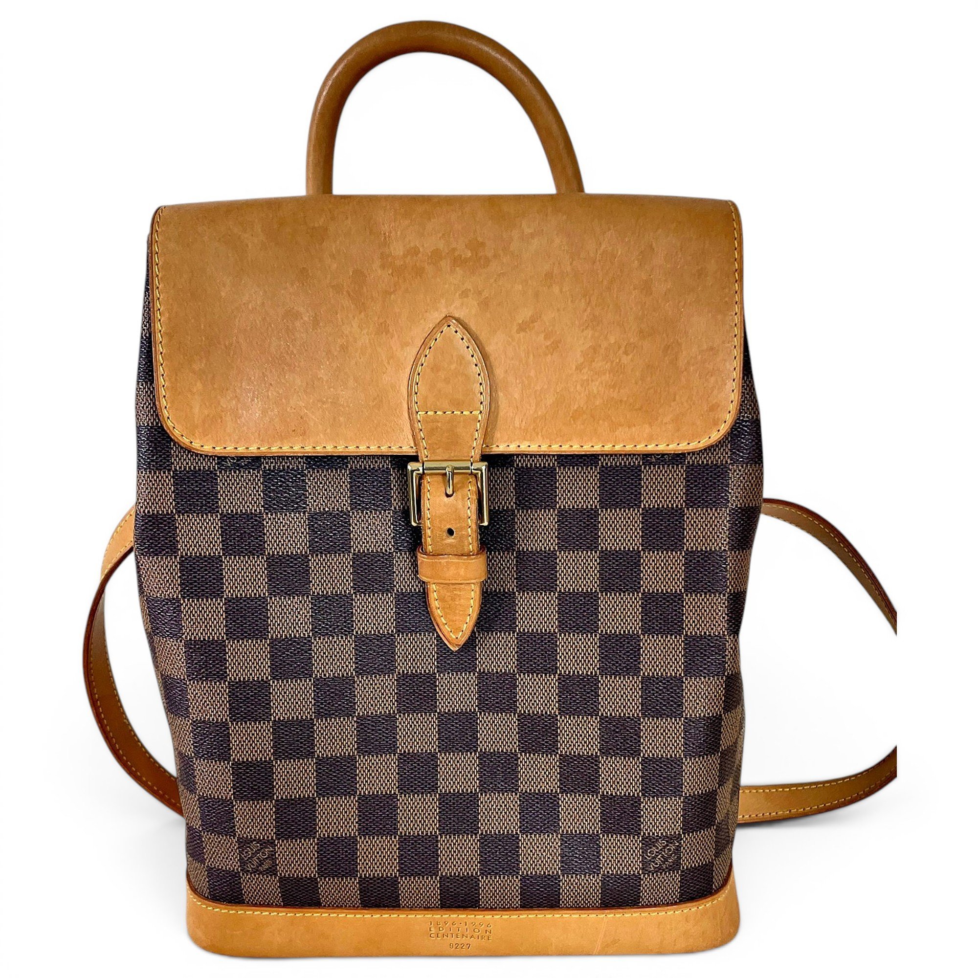 Arlequin linen backpack