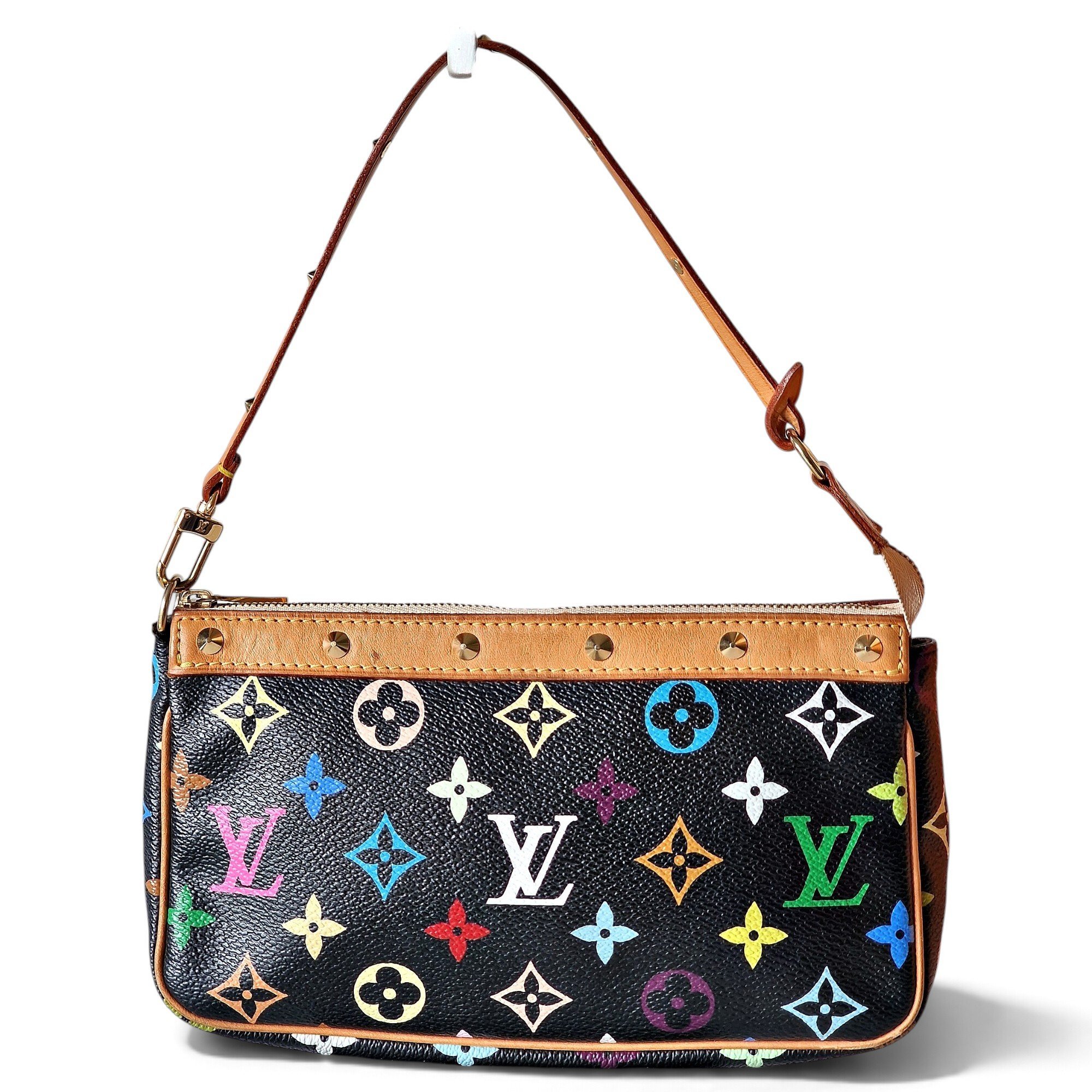 Pochette Accessoire leather handbag