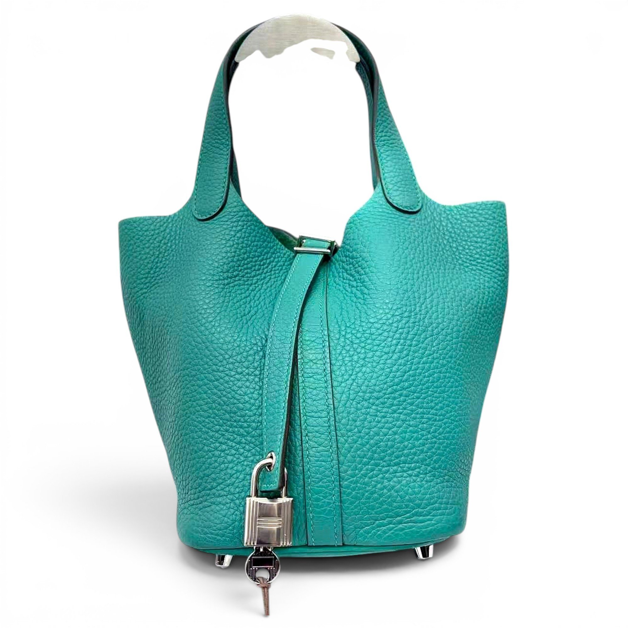 Picotin leather handbag