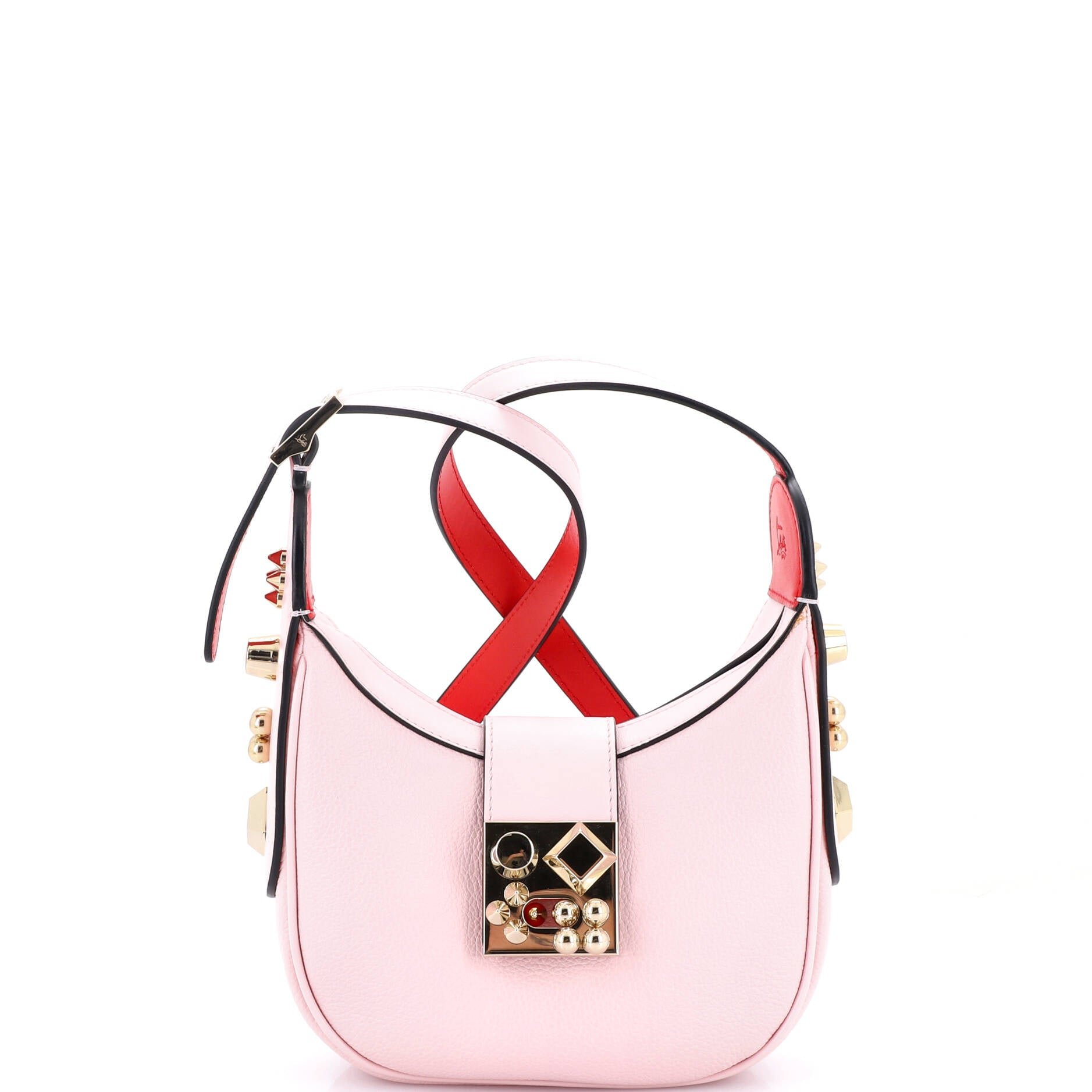 Christian Louboutin Carasky Hobo Leather Mini